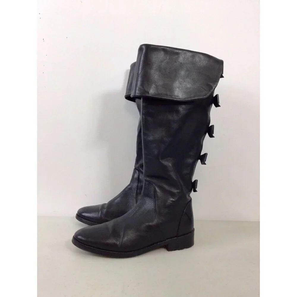Fabianelli Leather Boots Italy Womens 6.5
